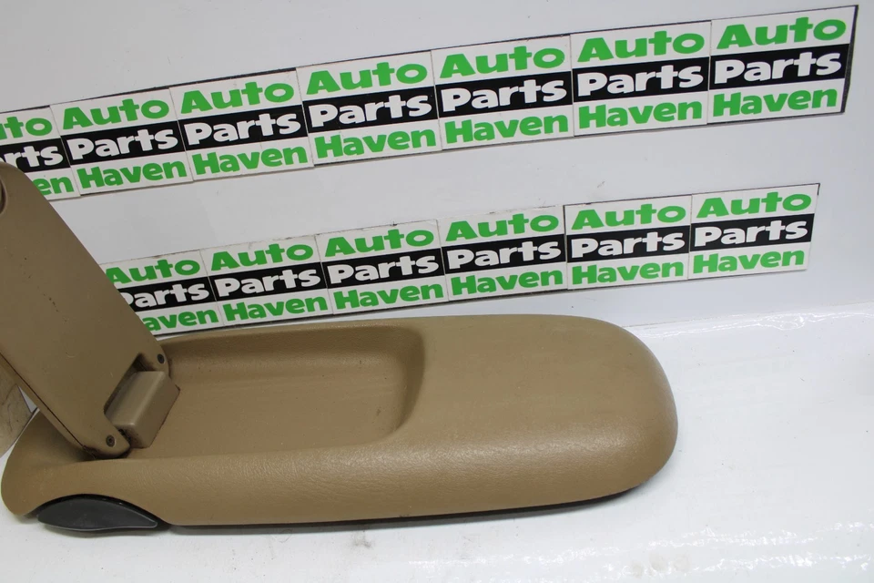 Cubierta de tapa de consola central de piso OBS para GM Trucks reposabrazos bronceado OEM bandeja de cierre Foto 3 de 4