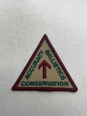 Gun / Firearm Theme ACCURACY BALLISTICS CONSERVATION Patch T173