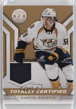 2013-14 Totally Certified Materials Gold 25/25 Gabriel Bourque #TC-GB Patch i1x