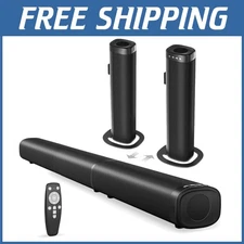 Bluetooth 5.3 Soundbar with 5 Connection Methods