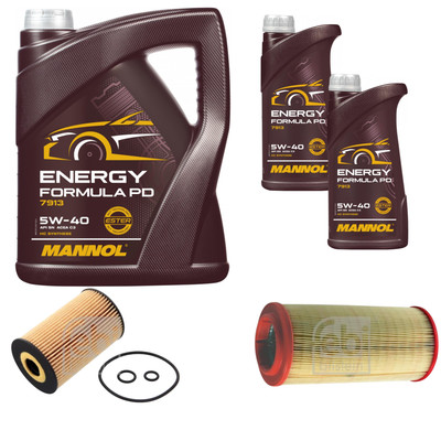 FEBI BILSTEIN Inspektionspaket 7L MANNOL Energy Formula PD 5W-40 für VW Amarok
