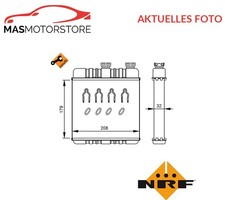 WÄRMETAUSCHER INNENRAUMHEIZUNG NRF 54279 P NEU OE QUALITÄT