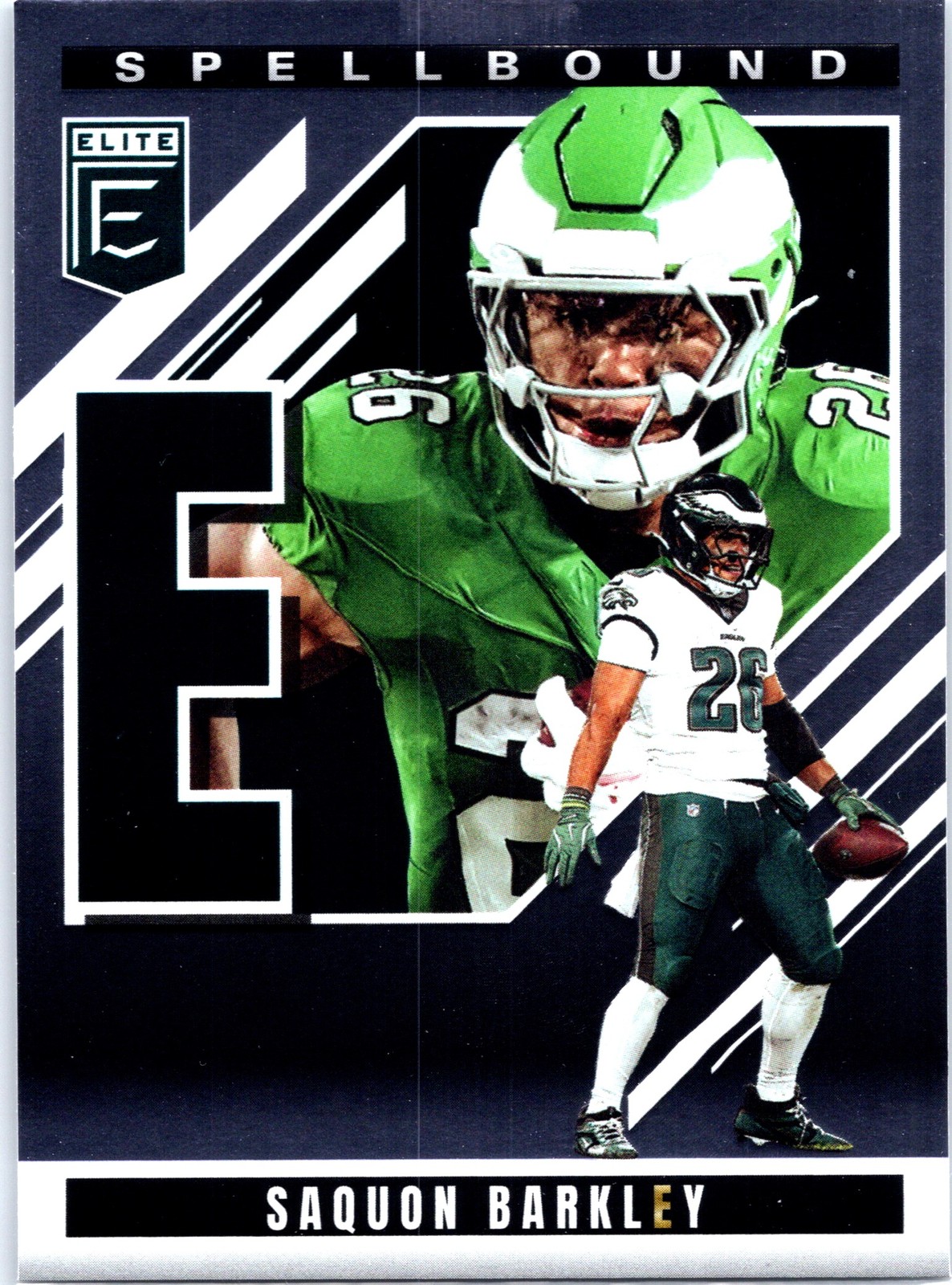 2025 Donruss ELITE SAQUON BARKLEY #6 Spellbound Green Philadelphia Eagles