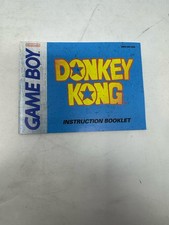 Donkey Kong - Nintendo Game Boy - Authentic - Manual/Booklet Only