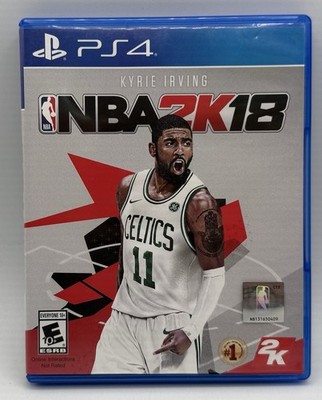 NBA 2K18 Kyrie Irving On Cover PlayStation 4 PS4 Basketball Sports Rated E 10+
