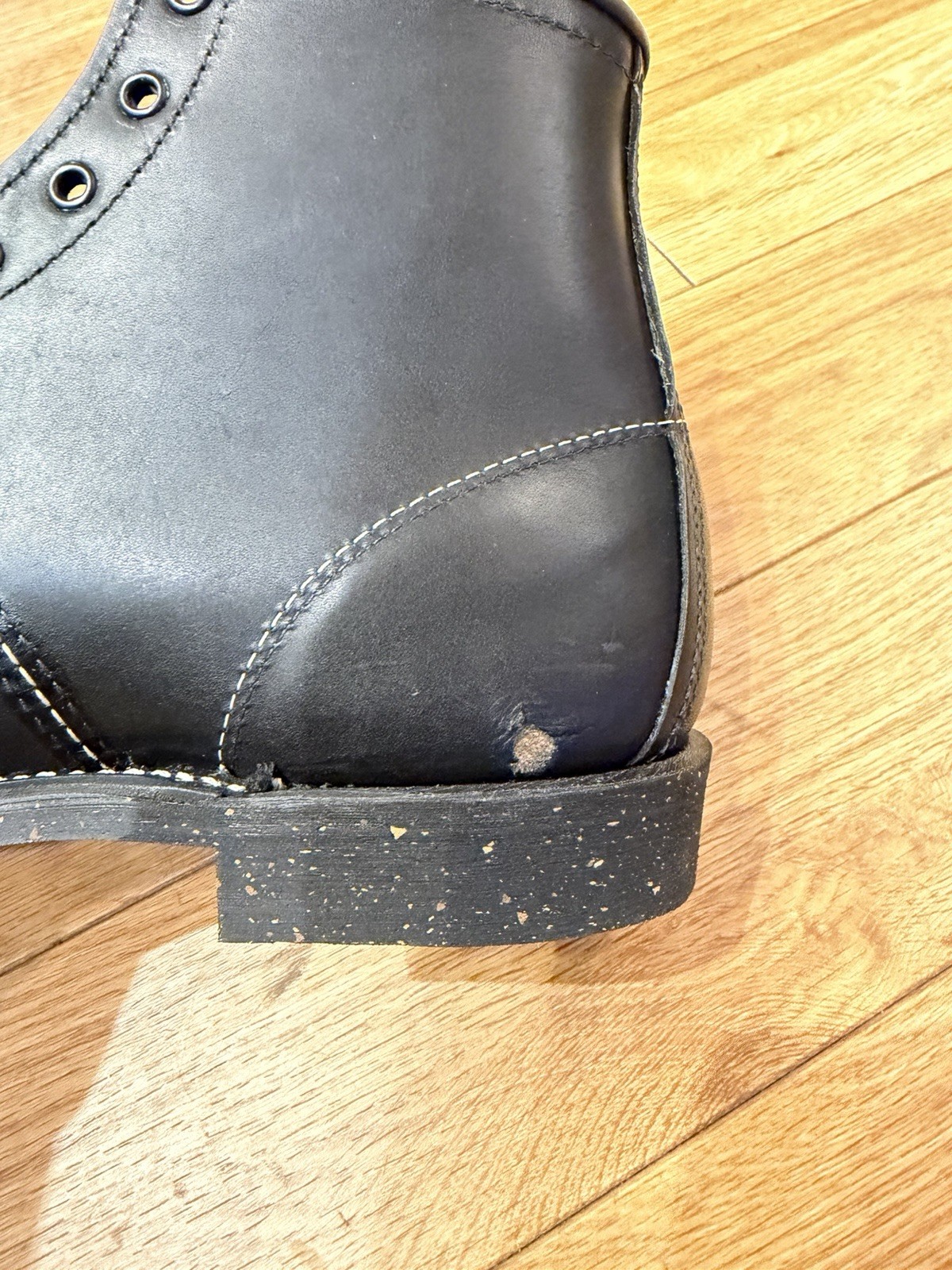 RED WING HERITAGE OLD BECKMAN JAPAN 9160 9D BLACK LEATHER FACTORY 2NDS (NEW)