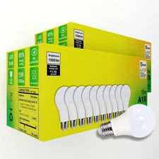 A19 LED Light Bulb, 100 Watt Equivalent LED Bulbs, 3000K Warm White, 1500 Lumens