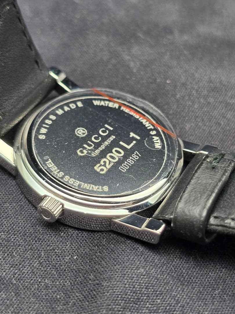 GUCCI 5200L Watch Disassembl Clean Polish image 4
