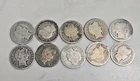 [Lot of 10] Barber Dimes - 90% Silver - Constitutional Silver