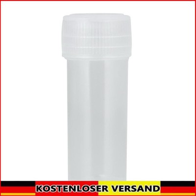 100Pcs 5g Volume Plastic Sample Bottle 5ML Small Bottle Vial Storage Container