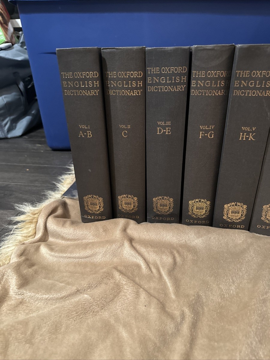 The Oxford English Dictionary 12冊セット 1970 The Oxford English Dictionary 13 Book Set. Complete