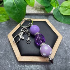 4.5 Stainless Steel Candy Bubblegum Bead Keychain Purse Backpack New C1084