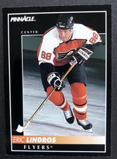 Eric Lindros 1992 Pinnacle Hockey Rookie Card #88 Philadelphia Flyers NHL RC