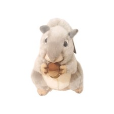 Miyoni Gray AMERICAN Squirrel WITH ACORN Plush Animal by Aurora NWT