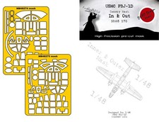 Dead Design Models NM48275 1:48 North-American PBJ-1D (B-25 Mitchell) USMC Canop