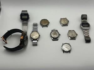 Casio Timex Ricoh Raketa Orano Mixed Lot Assorted Unisex Adult Watches