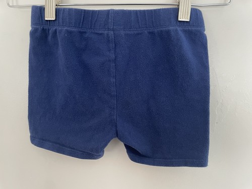 Gymboree Kids Girls Solid Blue Cotton Elastic Waist Pull On Bike Shorts Navy 6 - Picture 3 of 3