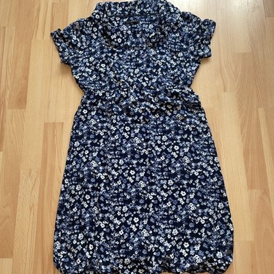 Zero Kleid Gr. 38 mit Blumen 100 % Viskose Futter 100% Baumwolle TOP Sommerkleid