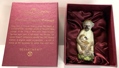Dept 56 Candle Crown Collection Vervet Monkey Loving Touch 50042 Candle Snuffer