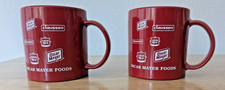 VTG Set of 2 - OSCAR MAYER FOODS Advertising Mug / Cup - Made in USA