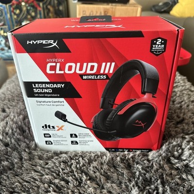 HyperX Cloud III  Wireless Black Gaming Headset  PS5, PS4  NO DONGLE