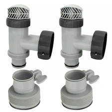 Pool Plunger Valve with Type B Hose Adapter for Above Ground Pool Installation