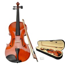 New Student Adults 16" Natural Basswood Acoustic Viola  Case  Bow  Rosin