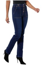 DG2 by Diane Gilman Women's Stretch Denim StraightLeg Jean Indigo