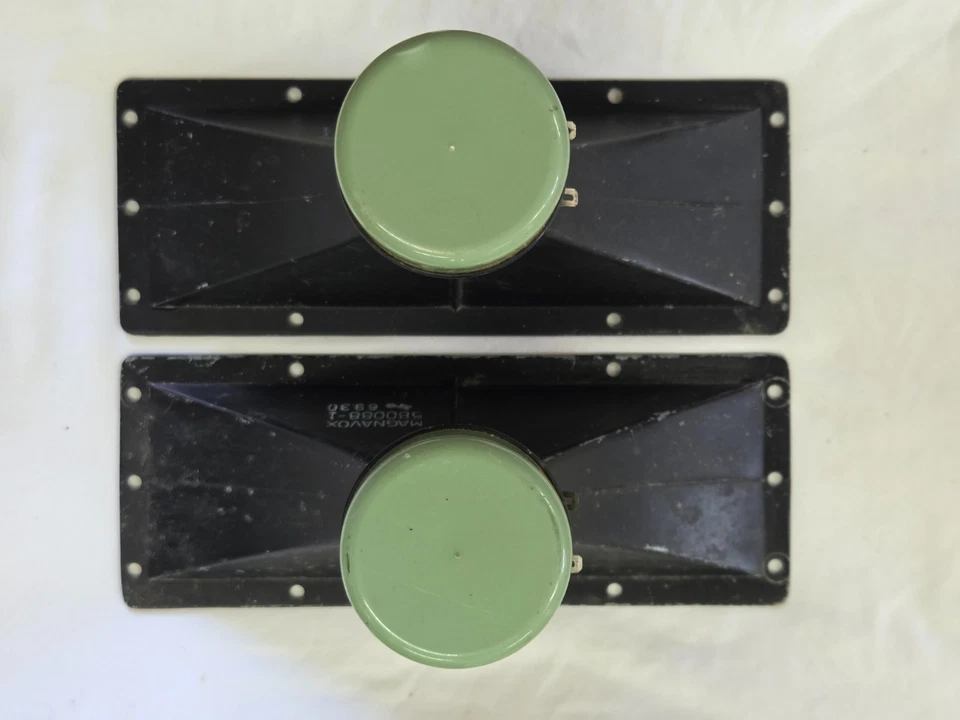 Par de tweeters de bocina Magnavox 580088-1 - 8 ohmios - vintage 1969/1970 - probados/funciona Foto 3 de 4