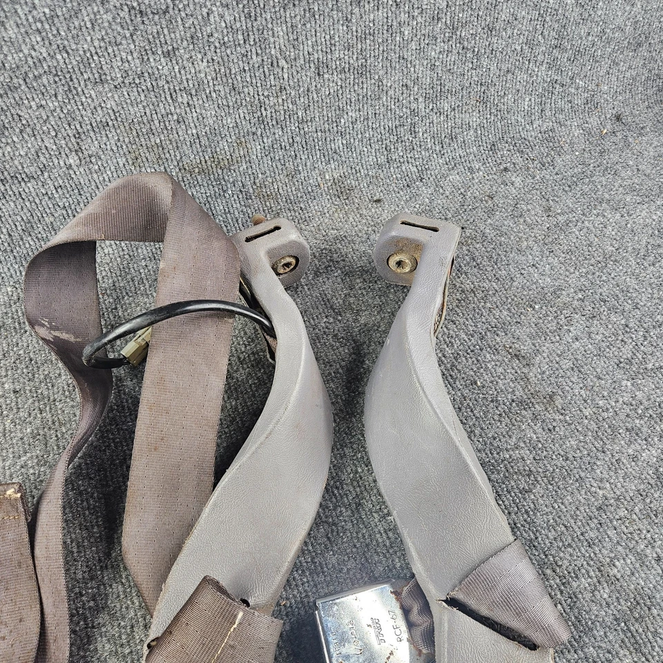 Ford F-150 F-250 1992-1996/Bronco hebillas de cinturón de seguridad delanteras 40/20/40 OEM GRIS Foto 4 de 4