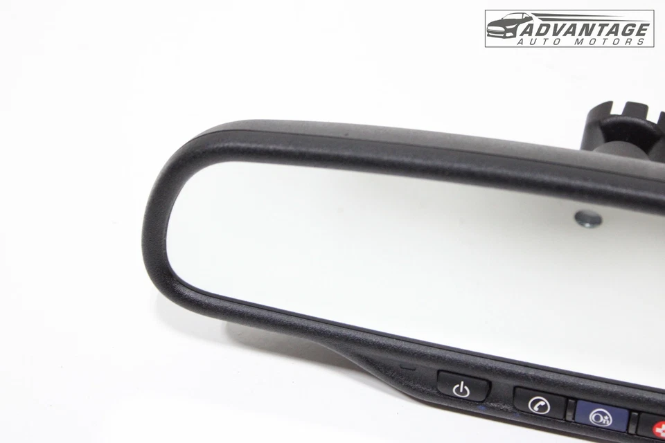 2006-2010 HUMMER H3 INTERIOR UPPER REAR VIEW MIRROR GLASS BLACK W/ ONSTAR OEM - Image 4 of 4