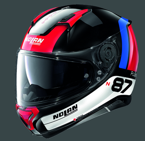 CASCO NOLAN INTEGRALE N87 PLUS DISTINCTIVE NERO LUCIDO COL.28 TUTTE LE  TAGLIE | eBay