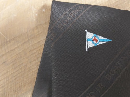 Clan Designs Brown SOAR Boating Club Logo Neck Tie - Bild 2 von 3