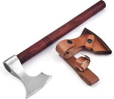14 inches Hand Forged Hatchets Axe Real Wood Working Bushcraft Camping Axe US