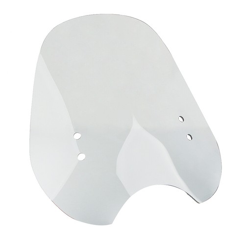 17.7" X16" Motorcycle Smoke Windshield For 7/8'' 1'' Handlebar Large Universal - Picture 12 of 13