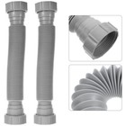 2pcs Drainage Expandable Flexible Hose Sink Drain Hose Waste Drain Tubing