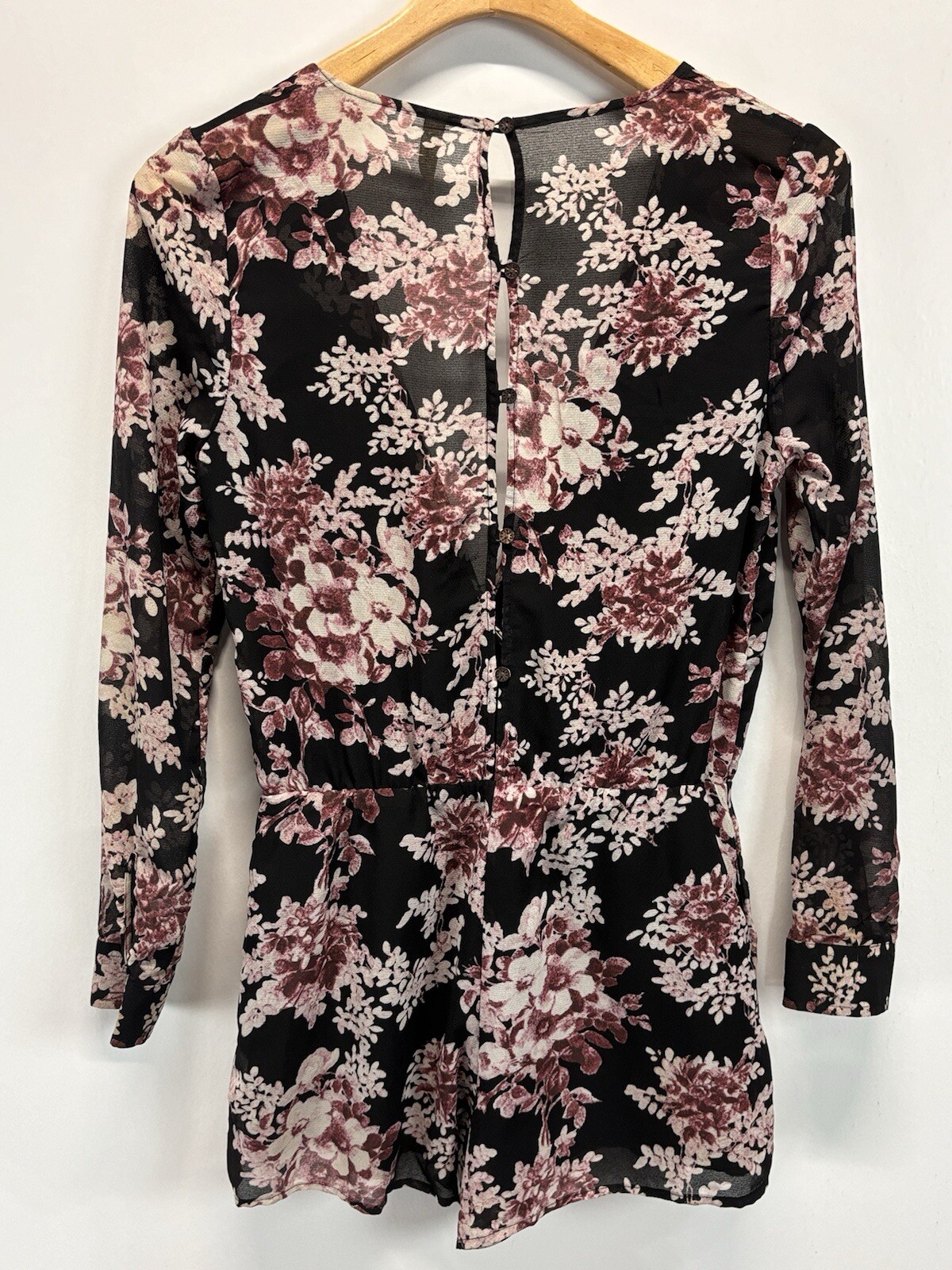 Free People Float Away Button Back Long Sleeve Ro… - image 3