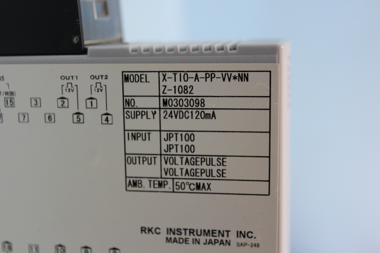 RKC Instrument XTIOAPPVV*NN Z1082,1Pcs,Used,Free Expedited