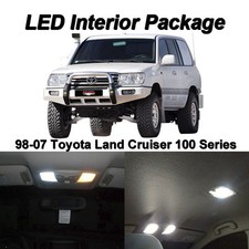 13 X White Smd Led Interior Light Package For 1998-2007 Toyota Land Cruiser J100
