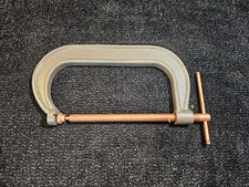 Heavy Duty Drop Forged C-Clamp 412 With Plated Screw And Swivel Pad