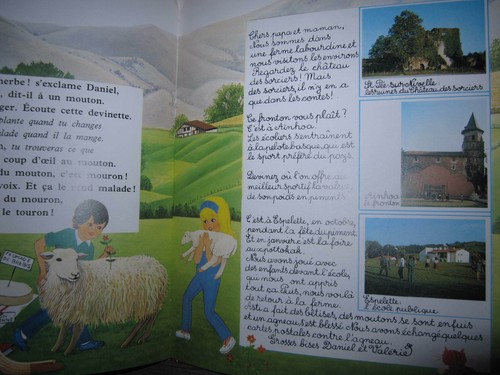 Vtg HC book, Daniel et Valerie au Pays Basque by Lise Marin, 1980 (French) - Picture 8 of 12