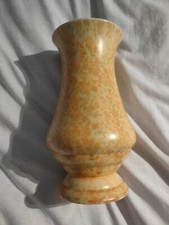 Vintage Rare Flaxman Ware  Vase Unusual Gold Mottled Wade Heath Antique Art Deco