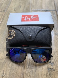 Ray Ban Justin Classic Blue Shop Clothing Shoes Online