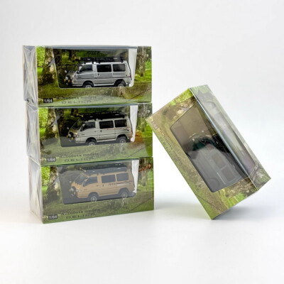 Autobots 1/64 Scale Mitsubishi Delica refitted Yellow