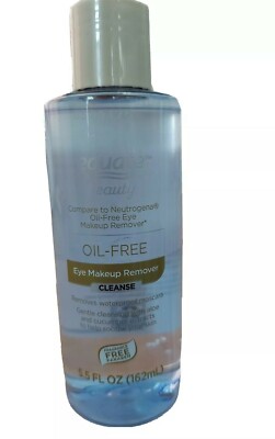 (5.5oz.) EQUATE OIL FREE EYE  MAKEUP REMOVER CLEANSE WATERPROOF MASCARA REMOVER