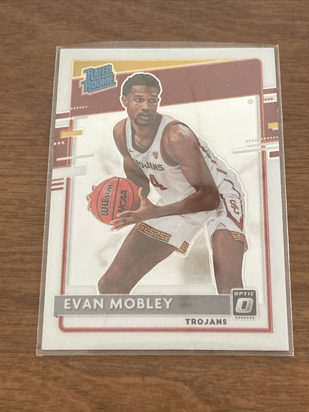 2021-22 Chronicles Draft Picks EVAN MOBLEY OPTIC RATED ROOKIE RC USC TROJANS 202