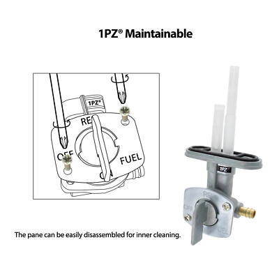 Universal Motorcycle Fuel Valve Petcock (34mm) - Fits Yamaha, Kawasaki, Honda, Suzuki & More