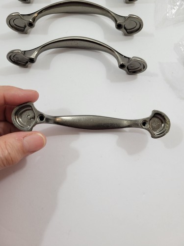 6 Liberty 3" Hole Span Satin Nickel Silver 1/2 Round Drawer Pulls & Screws AS IS - Picture 15 of 15