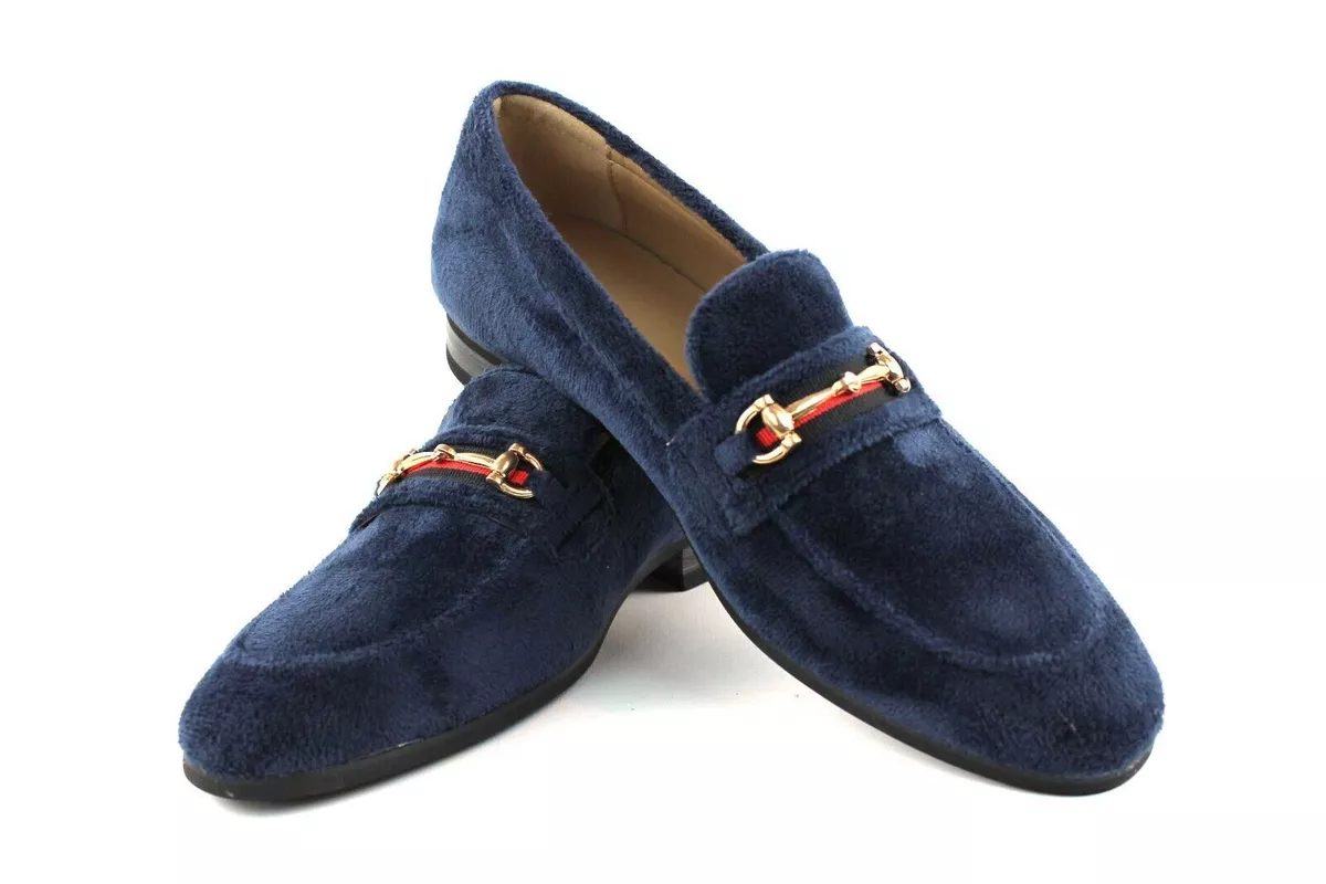Dark blue velvet clearance shoes