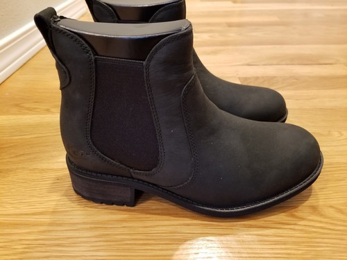 UGG BONHAM WASSERDICHT SCHWARZ BIKERSTIEFEL US 5/EU 36/GROSSBRITANNIEN 3,5 - Neu im Karton - Bild 4 von 7